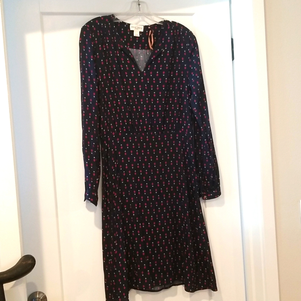 Holly Whyte by Lindex Navy Floral Print Dress Size 10